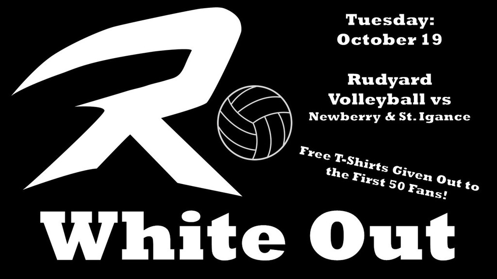 White Out Volleyball Game